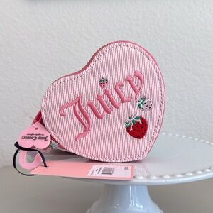 Juicy Couture Pink Heart Strawberry Wallet